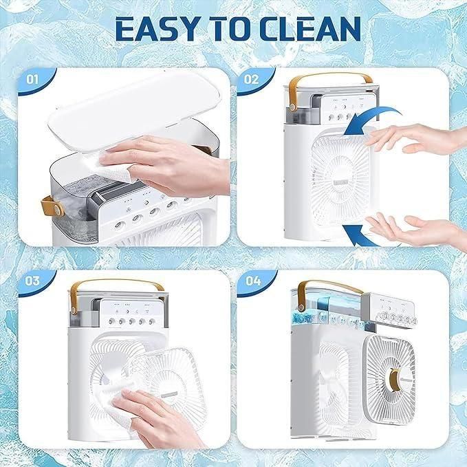 Portable USB Air Cooler Fan – Mini Electric Cooling Fan for Home, Office & Travel