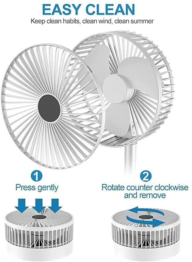 Mini Handheld Portable USB Fan – Rechargeable Personal Cooling Fan