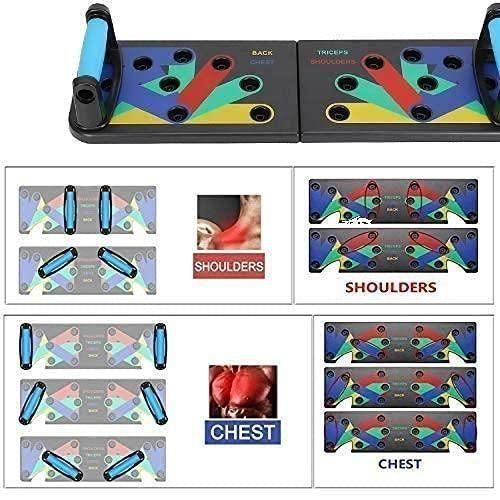 14-in-1 Push-Up Board – Multi-Function Color-Coded Workout System for Upper Body Strength