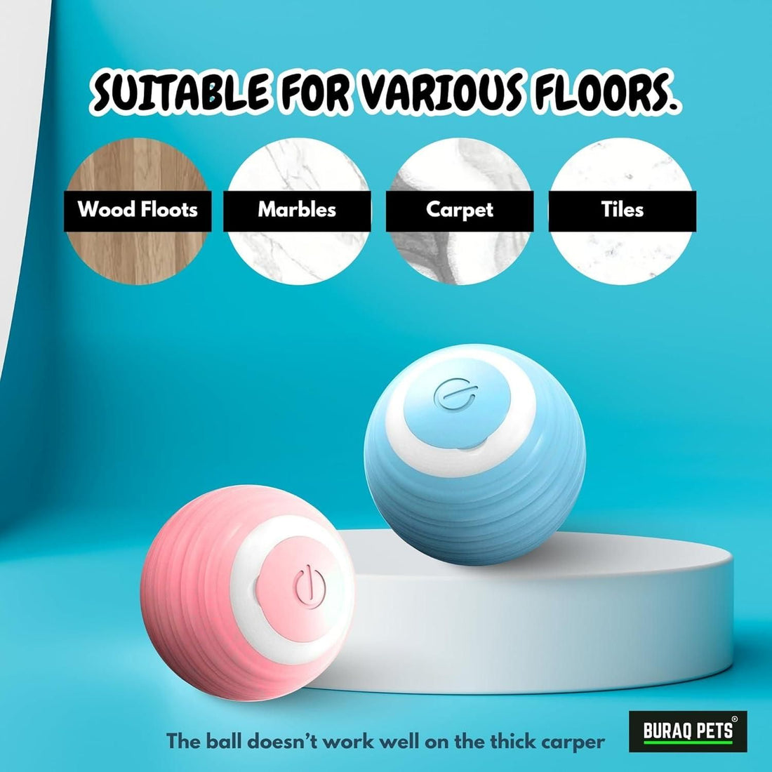 Pets Smart Gravity 360° Self Roller Ball Toy – Interactive Fun for Dogs & Cats