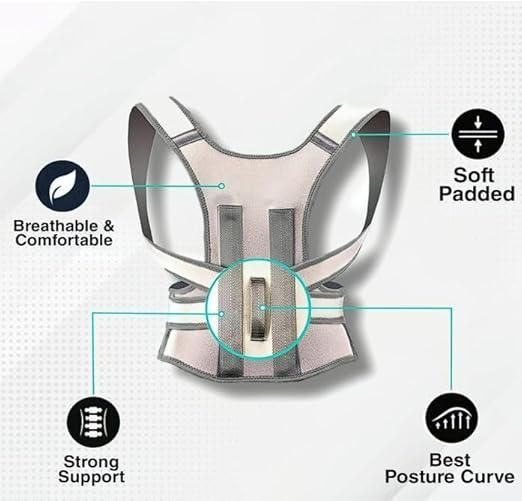 Posture Corrector – Adjustable Back Support Brace for Shoulder & Spine Alignment