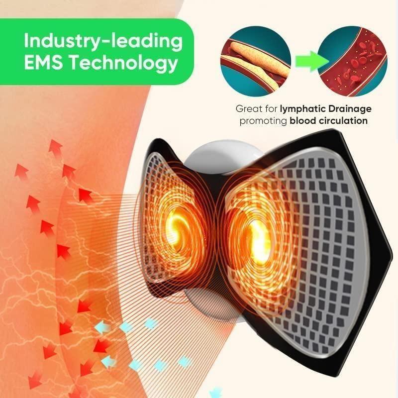 Mini Electric Massager – 8 Modes & 19 Strength Levels for Back, Shoulder, Leg & Arm Pain Relief