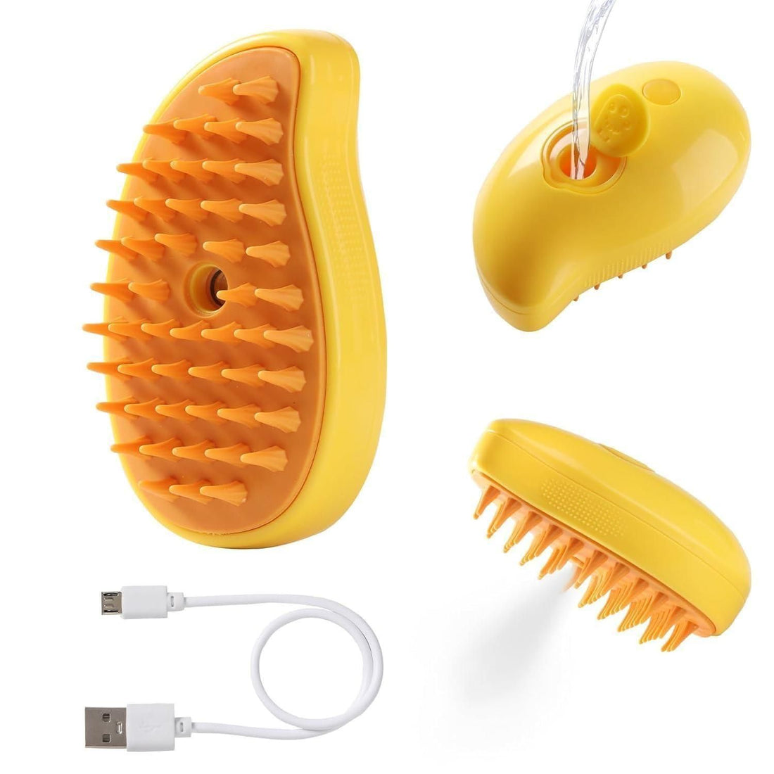 3-in-1 Steamy Pet Brush – Grooming, Cleaning & Steaming Tool for Cats & Dogs