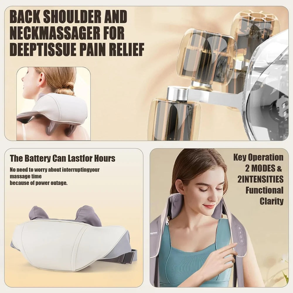 Plastic Universal Color Neck And Shoulder Massager